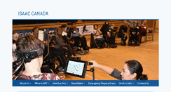 Desktop Screenshot of isaac-canada.org