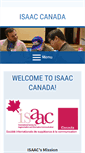 Mobile Screenshot of isaac-canada.org